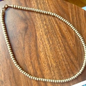 Stainless steel necklace.